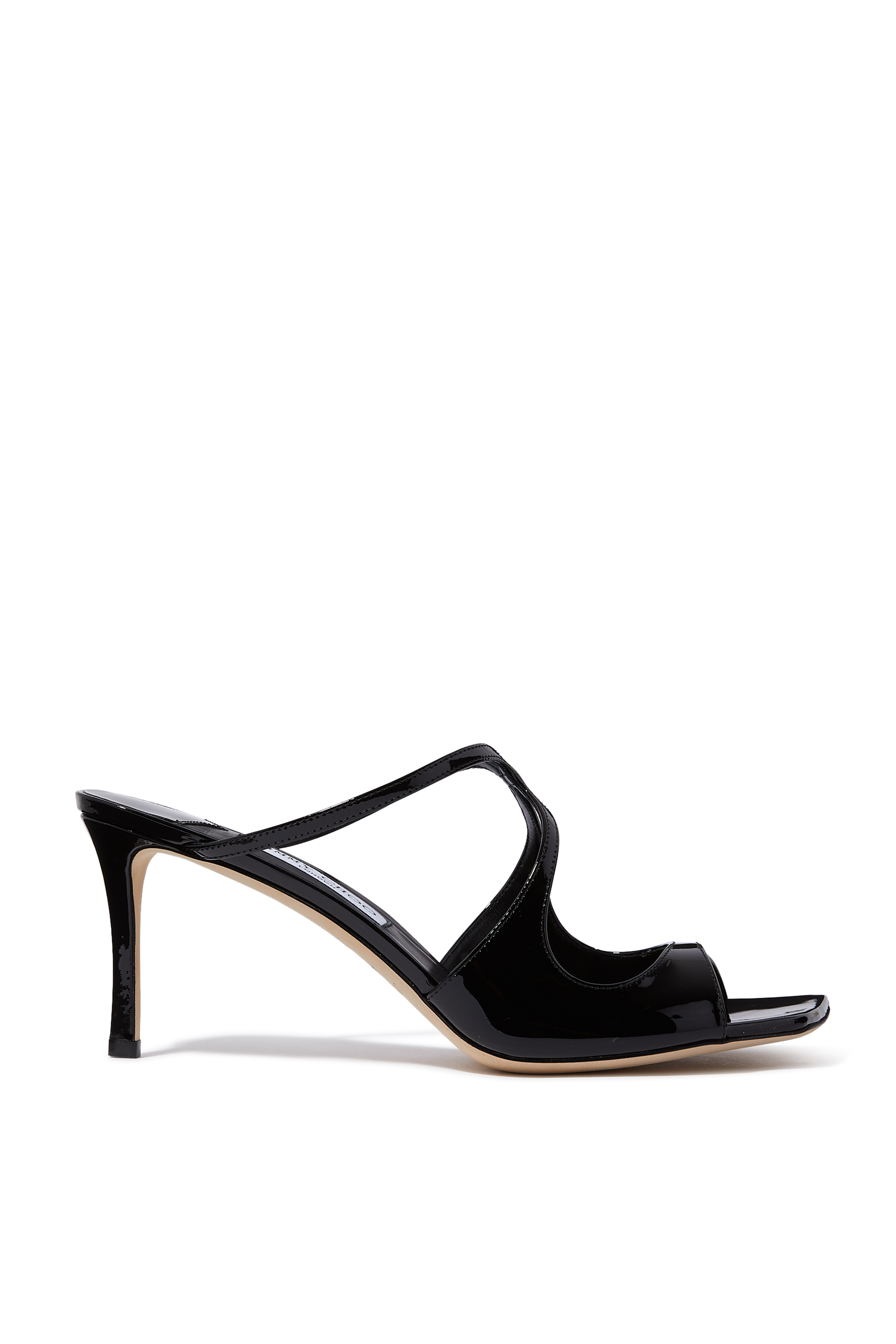 Buy Jimmy Choo Anise 75 Leather Sandals for Womens | Bloomingdale's Kuwait